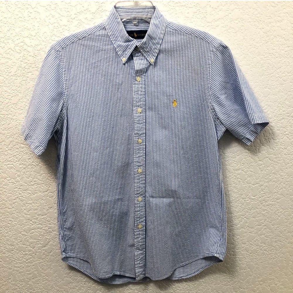 Polo Ralph Lauren Seersucker Short Sleeve Button Up
